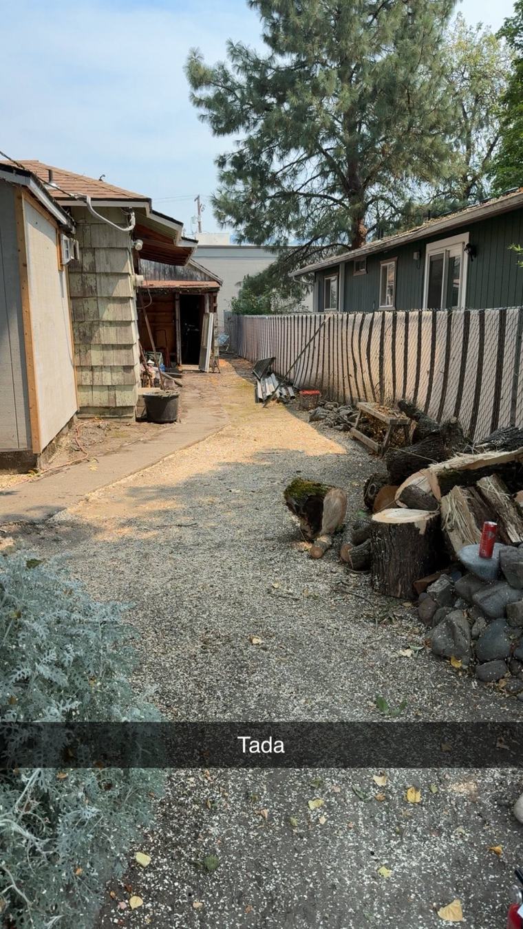Fire-season yard and debris cleanup